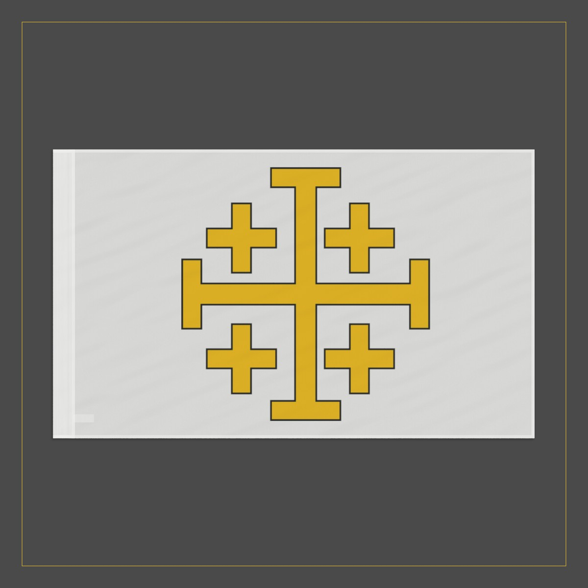 Kingdom of Jerusalem Flag